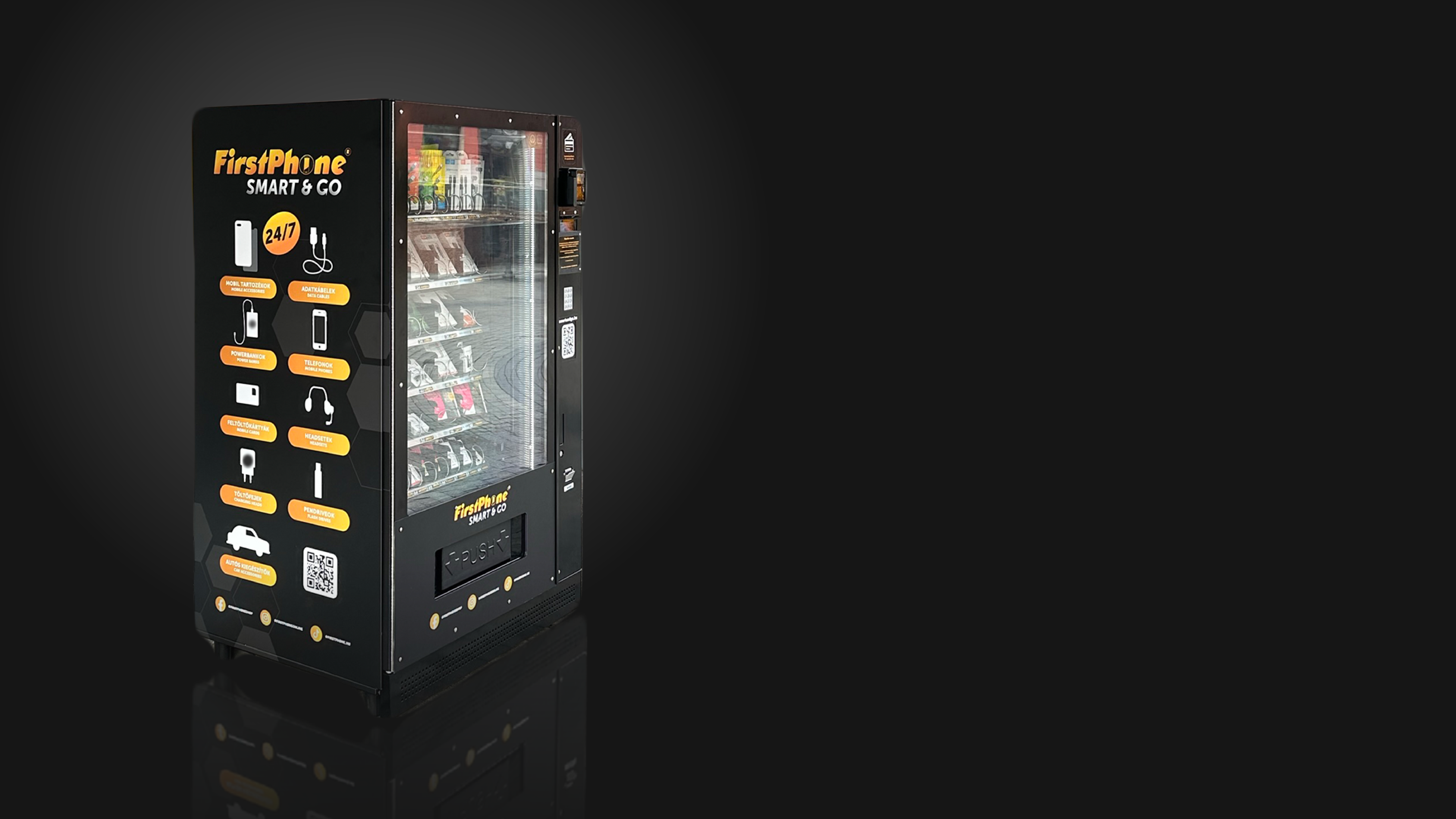 Automat z akcesoriami FirstPhone Smart & Go