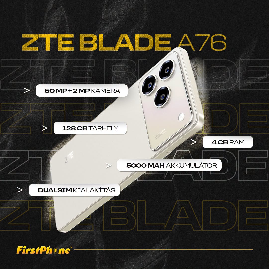 📸 Więcej pamięci, dłuższy czas pracy, lepsze wrażenia – to ZTE Blade A76! 💙