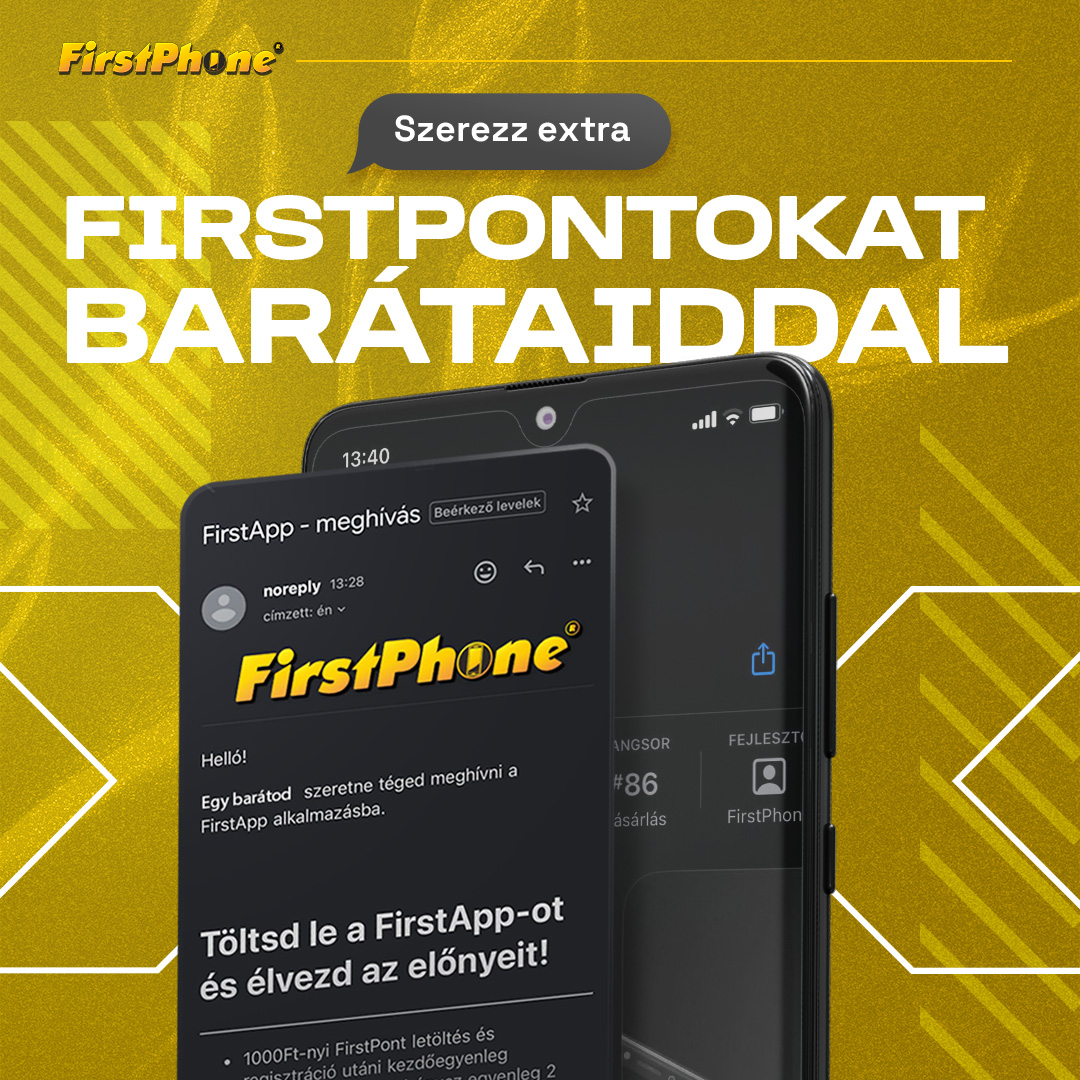 Zaproś znajomych do FirstApp i zbierajcie bonusowe FirstPonty! 🎉