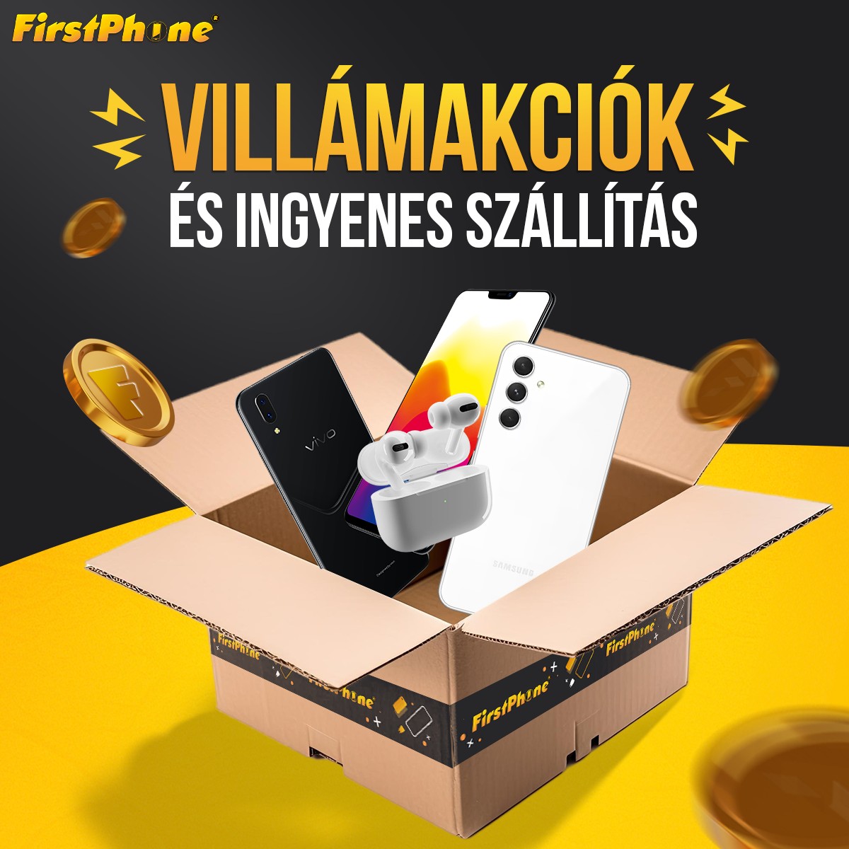 Zgarnij najlepsze oferty w mgnieniu oka w FirstApp! ⚡📲