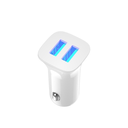 XO CC31 samochodowy ładowarka (2xUSB port), biały