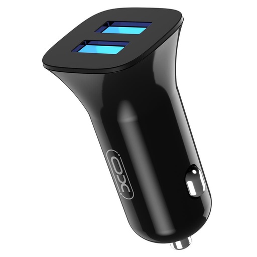 XO CC31 samochodowy ładowarka (2xUSB port), czarny