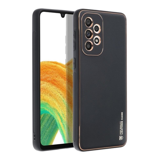 Samsung Galaxy A33 5G Forcell skóra etui na plecki (Czarny)