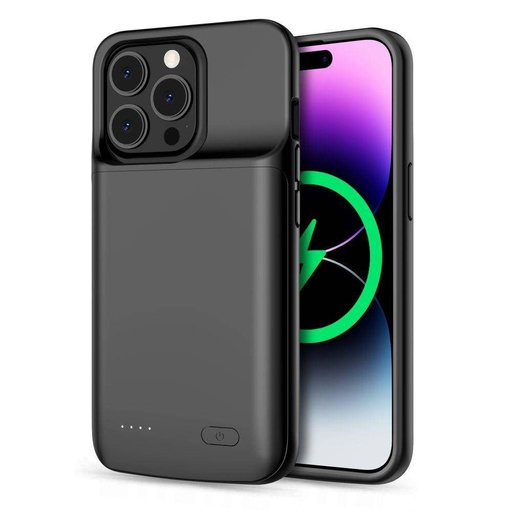 Apple iPhone 14 /14 Pro Tech protect powercase power bank etui na plecki (Czarny)