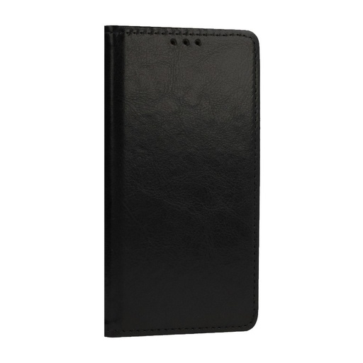 Samsung Galaxy S22 oryginalny skóra etui z klapką (Czarny)