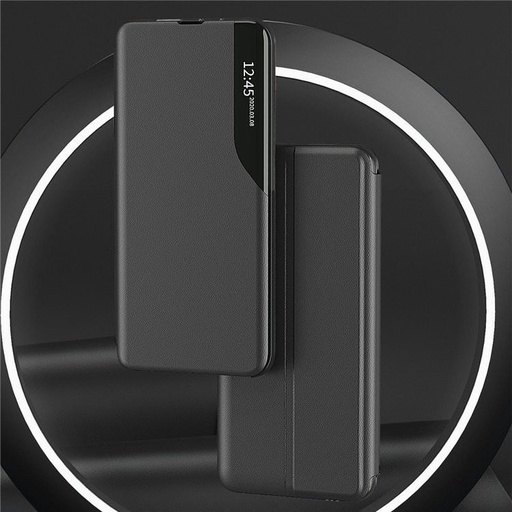 Samsung Galaxy S23 Plus Smart view TPU etui z klapką (Czarny)