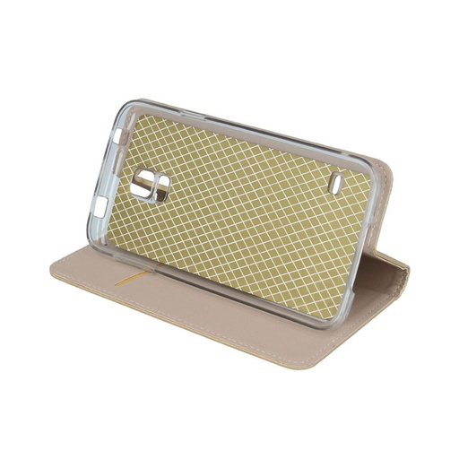 Huawei P10 Lite smart stamp magnetyczny etui z klapką , złoty