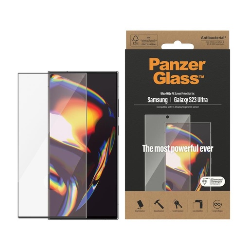 Samsung Galaxy S23 Ultra PanzerGlass ultra wide fit premium szkło hartowane przezroczysty