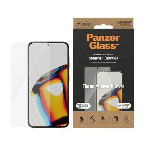 Samsung Galaxy S23 5G PanzerGlass ultra wide fit premium szkło hartowane przezroczysty