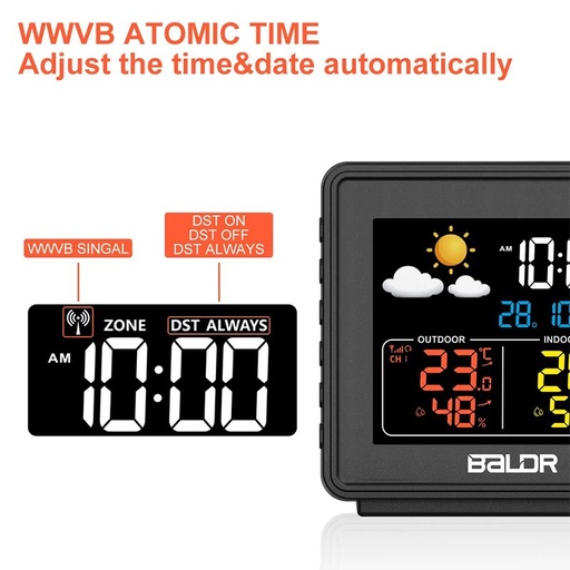 Weather Station B0367 czarny