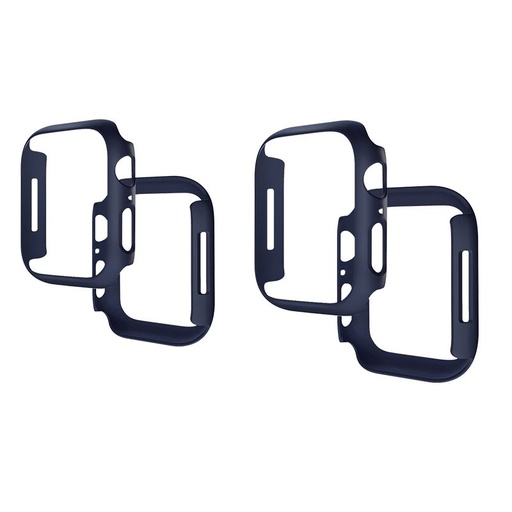 Apple Watch 7 41mm / Watch 8 41mm Hoco WS6 Shadow series etui (Niebieski)
