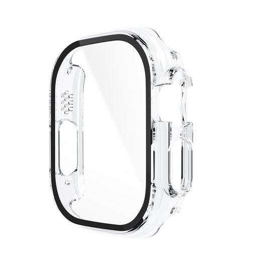 Apple Watch Ultra Hoco WS6 Shadow series etui zintegrowany z ochroną ekranu (Przezroczysty)