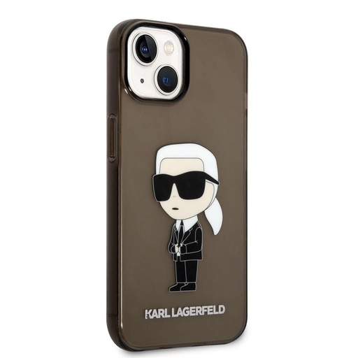 Apple iPhone 14 Karl Lagerfeld IML Ikoniczny NFT etui (Czarny) – KLHCP14SHNIKTCK