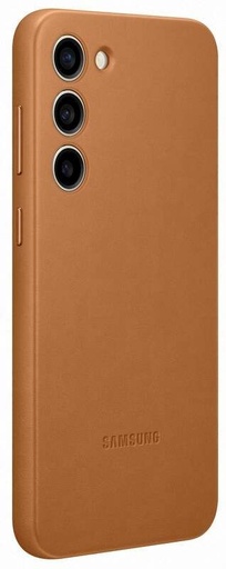 Samsung Galaxy S23+ Leather etui (Brązowy)
