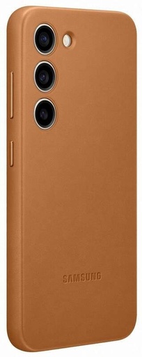 Samsung Galaxy S23 Leather etui (Brązowy)