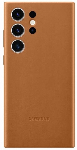 Samsung Galaxy S23 Ultra Leather etui (Brązowy)