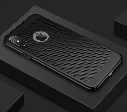 Apple iPhone XR mesh etui na plecki (Czarny)
