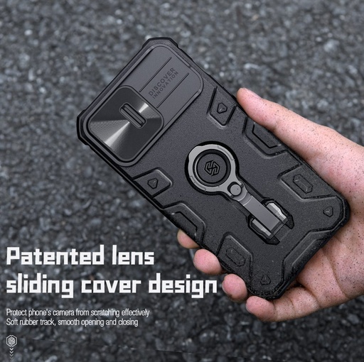 Apple iPhone 14 Pro Nillkin CamShield Armor Pro etui na plecki (Czarny)
