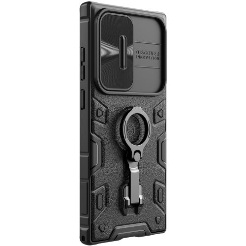 Samsung Galaxy S23 Ultra Nillkin CamShield Armor Pro MagSafe etui na plecki (Czarny)