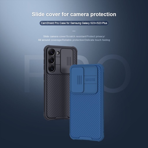 Samsung Galaxy S23 Plus Nillkin Camshield Pro etui na plecki (Czarny)