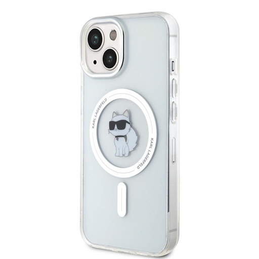 Apple iPhone 15 Karl Lagerfeld IML Ikoniczny MagSafe etui (Przezroczysty) – KLHMP15SHFCKNOT