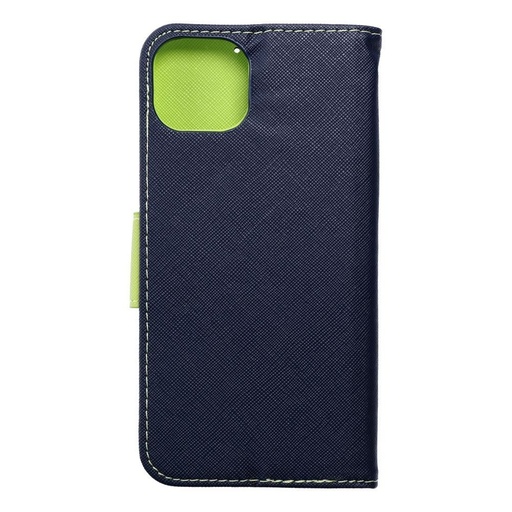 Apple iPhone 15 Plus Fancy book etui z klapką (niebiesko-limonkowy)