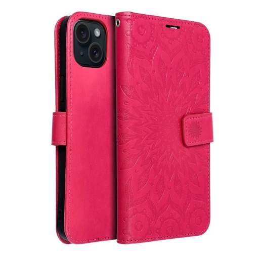 Apple iPhone 15 Plus Forcell MEZZO otwierany etui (Magenta)