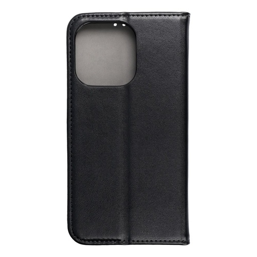 Apple iPhone 15 Pro smart magneto magnetyczny etui z klapką (Czarny)