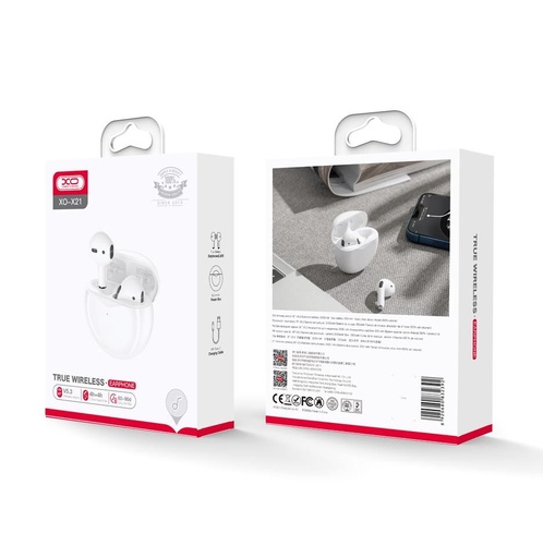 XO X21 Magic Ring bezprzewodowy Bluetooth headset (Biały)