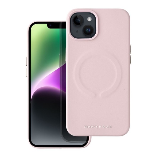 Apple iPhone 14 Plus Roar Leather magsafe etui na plecki (Różowy)