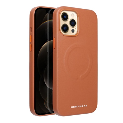 Apple iPhone 12 Pro Max Roar Leather magsafe etui na plecki (brązowy)