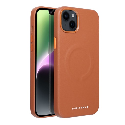 Apple iPhone 14 Plus Roar Leather magsafe etui na plecki (Brązowy)