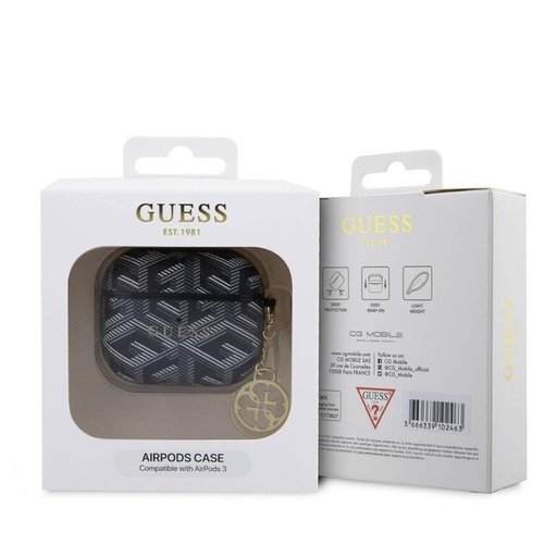 Guess PU G Cube Charm etui AirPods 3 (Czarny) - GUA3PGCE4CK