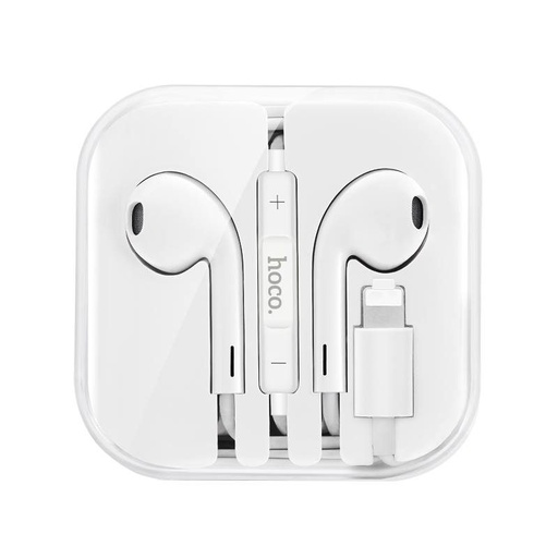 Hoco L7 Plus headset (lightning), biały