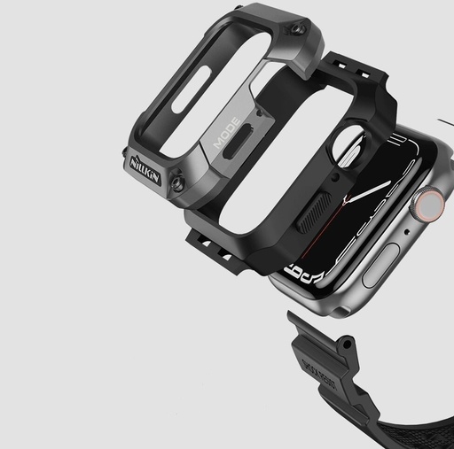 Apple Watch 7 45mm / Watch 8 45mm Hoco WS6 Shadow series etui (Czarny)