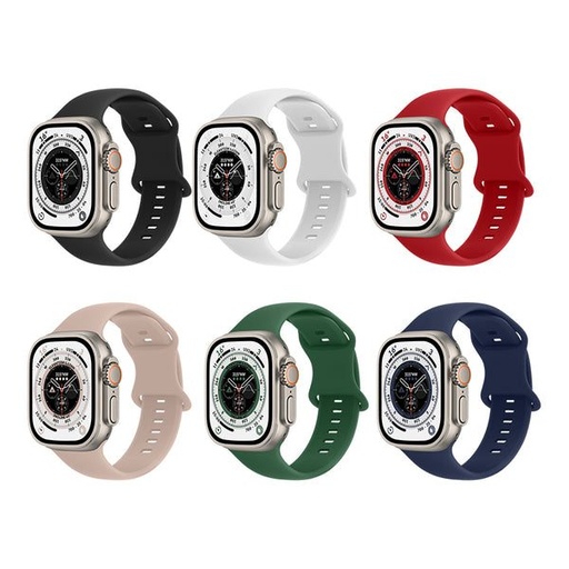 Apple Watch 38mm / Watch 40mm / Watch 41mm HOCO WA15 solid pasek czerwony
