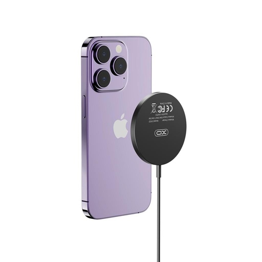 XO CX022 bezprzewodowy ładowarka, max 15W o mocy czarno-biały