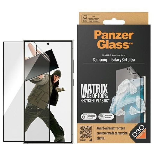 Samsung Galaxy S24 Ultra PanzerGlass ultra wide fit premium szkło hartowane przezroczysty
