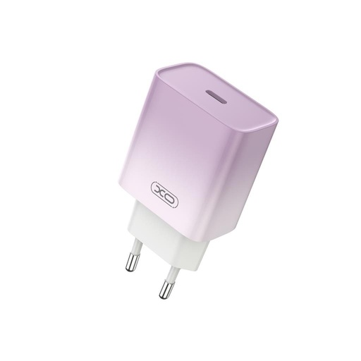 XO CE18 PD 30W szybka ładowarka (Fioletowy) – USB-C złącze