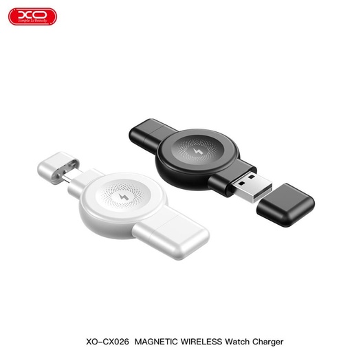 XO CX026 bezprzewodowy Samsung & Apple watch smartwatch ładowarka (Biały)
