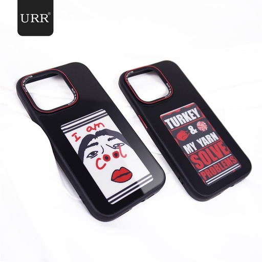 Apple iPhone 15 Pro Max NFC E-ink kolorowy DIY etui na ekran (Czarny)