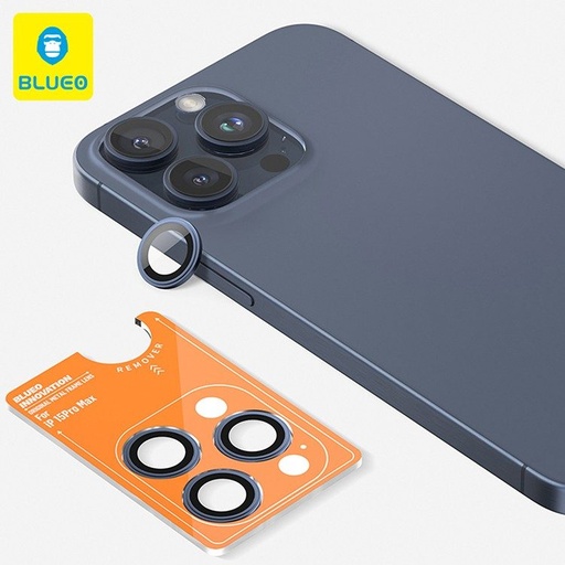 Apple iPhone 15 Pro BLUEO metal frame aparat ochronny niebieski
