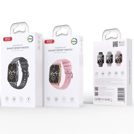 XO J10 amoled smartwatch (Czarny)