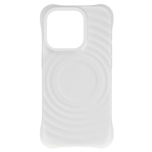 Apple iPhone 13 / iPhone 14 Tel Protect Wave magsafe etui na plecki (Biały)