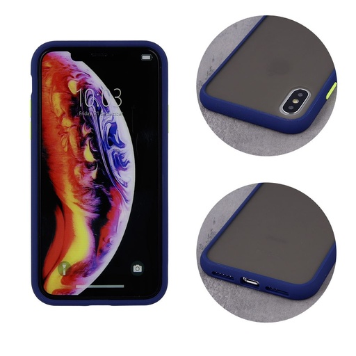 Apple iPhone 7 / iPhone 8 / iPhone SE 2020 / iPhone SE 2022 colored buttons etui na plecki (Niebieski)