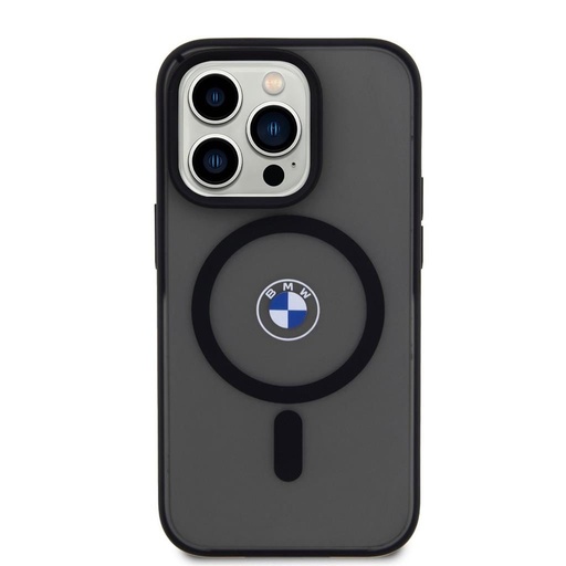 Apple iPhone 15 Pro Max BMW IML Signature MagSafe etui (Czarny) - BMHMP15XDSLK