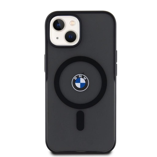 Apple iPhone 15 BMW IML Signature MagSafe etui (Czarny) - BMHMP15SDSLK