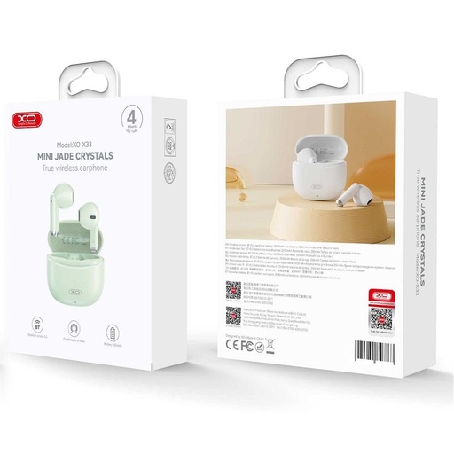 XO X33 bezprzewodowy Bluetooth headset (Zielony)