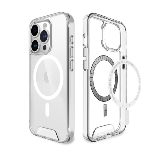 Apple iPhone 15 Pro Max TOKO Space magsafe etui na plecki (Przezroczysty)