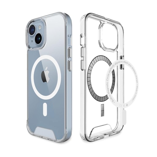 Apple iPhone 15 TOKO Space magsafe etui na plecki (Przezroczysty)
